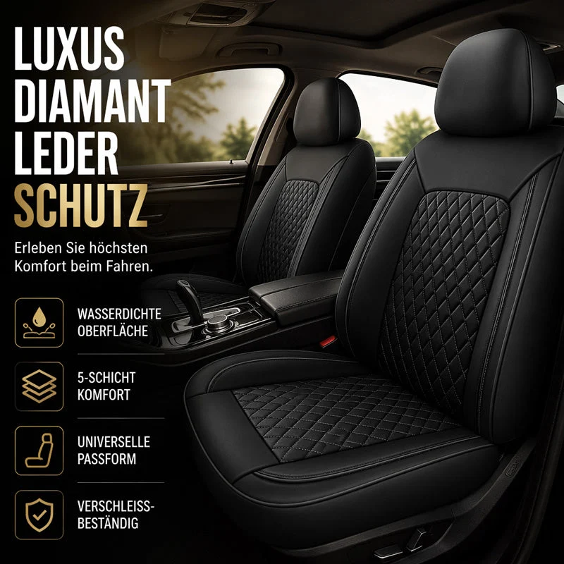 Universelles Autositzbezug-Set aus PU-Leder