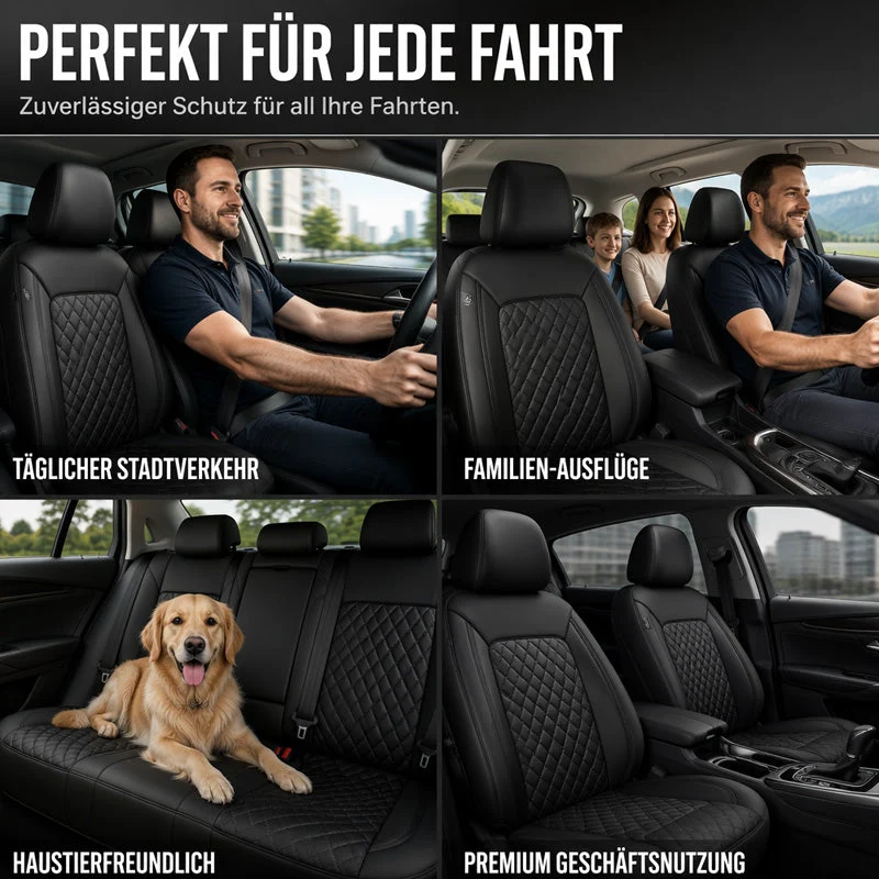 Universelles Autositzbezug-Set aus PU-Leder