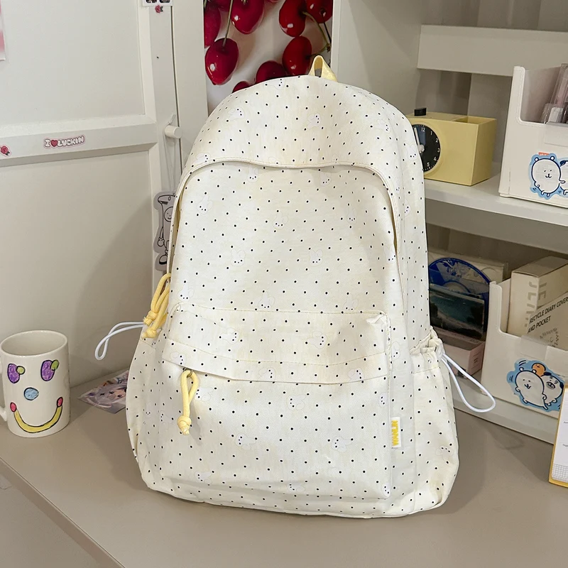 Leichte Polka Dot Freizeit-Rucksack Karnz