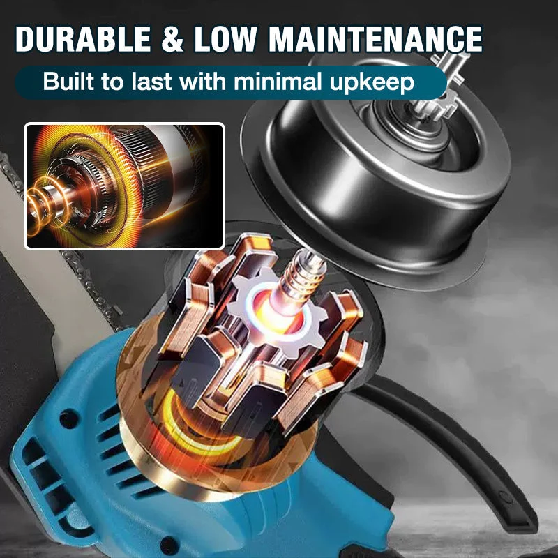 🔥 LIMITIERTES ANGEBOT 50% RABATT! ✨ 6-Zoll-Akku-Minikettensäge – Leistungsstark, Leicht, Mit 2 Akkus ⚡