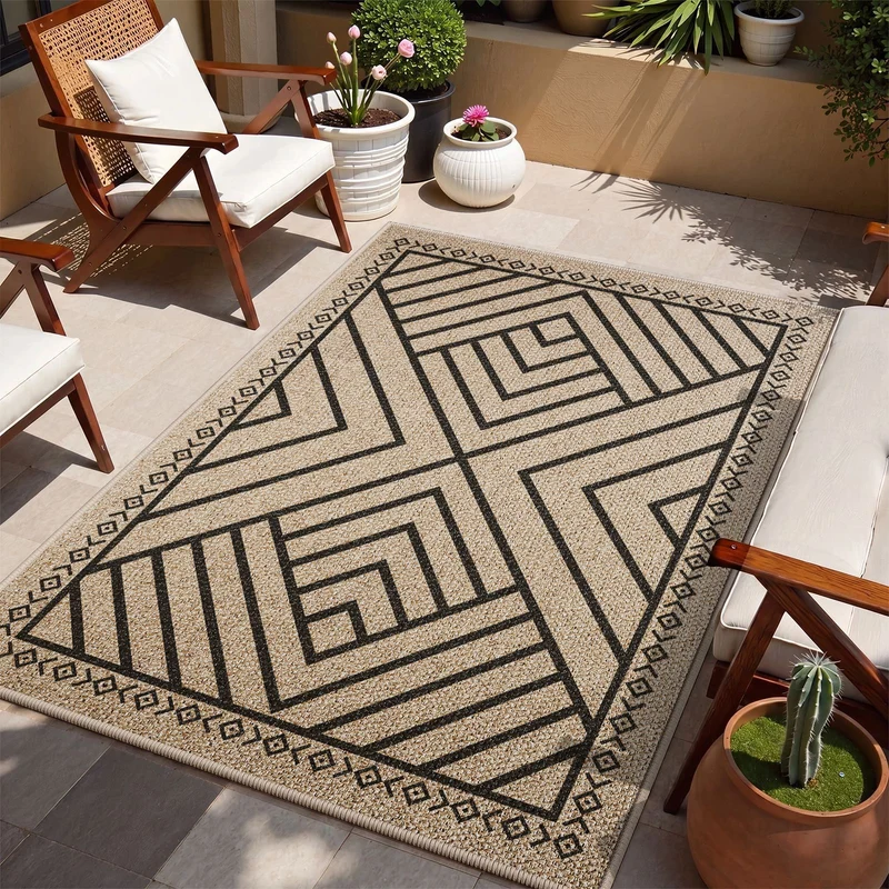 Outdoor Dekorativer Bereich Teppich