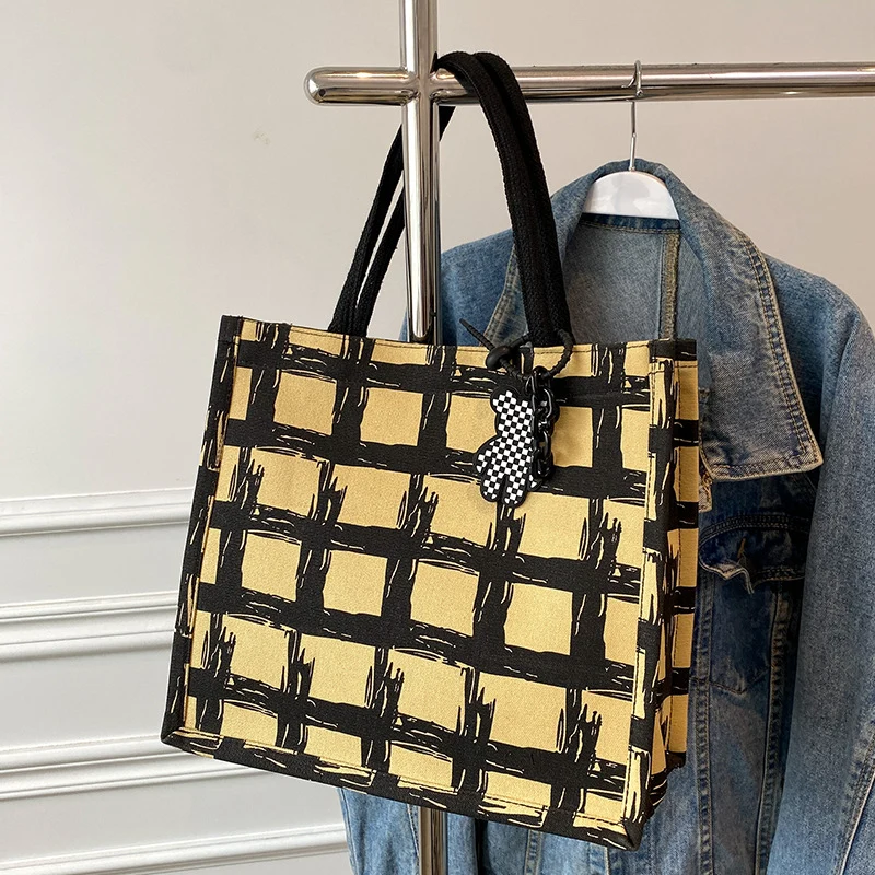 Stylische Canvas-Shopper Tasche