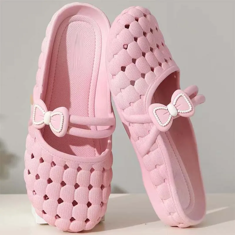 👡 50% RABATT! 🌸 Damen Geschlossene Atmungsaktive Pantoletten – Leicht, bequem & vielseitig – Ideal für Alltag, Büro & warme Tage ☀️