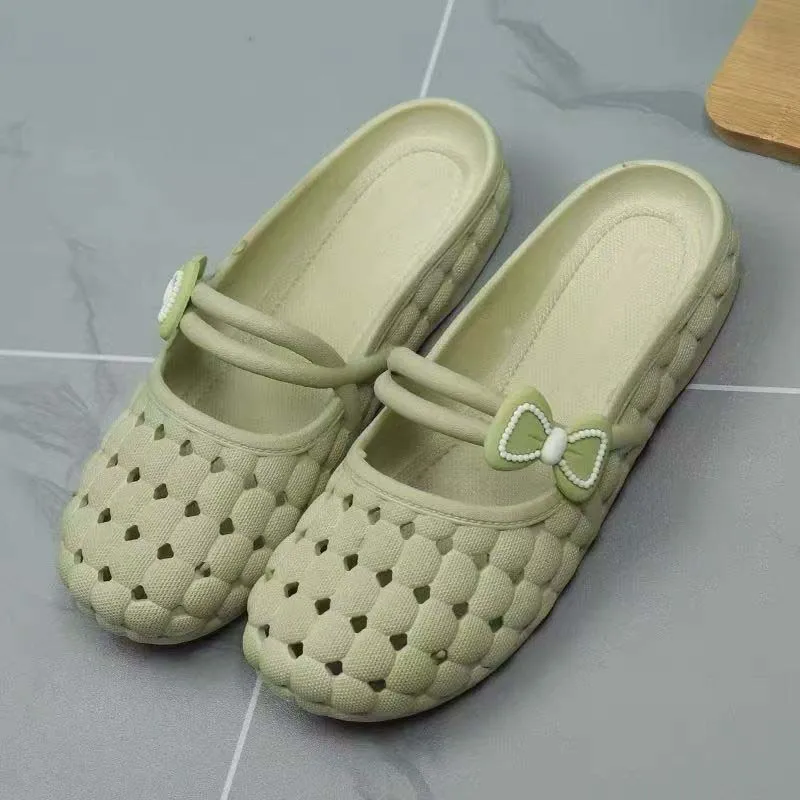 👡 50% RABATT! 🌸 Damen Geschlossene Atmungsaktive Pantoletten – Leicht, bequem & vielseitig – Ideal für Alltag, Büro & warme Tage ☀️