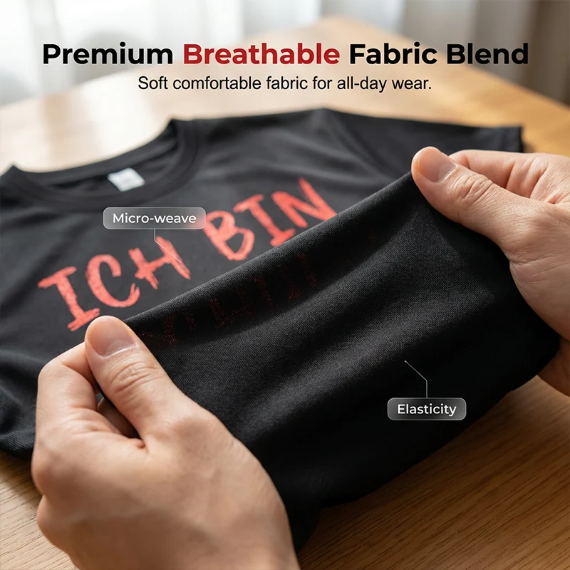 👕 50% RABATT! Witziges Slogan-T-Shirt für Herren – Kurzarm, Rundhalsausschnitt & weicher Baumwolle – Perfekt für entspannte & lustige Momente im Alltag 😄