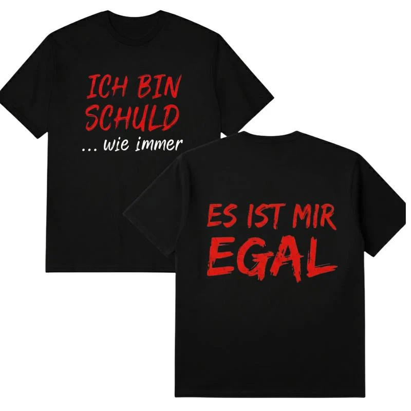 👕 50% RABATT! Witziges Slogan-T-Shirt für Herren – Kurzarm, Rundhalsausschnitt & weicher Baumwolle – Perfekt für entspannte & lustige Momente im Alltag 😄