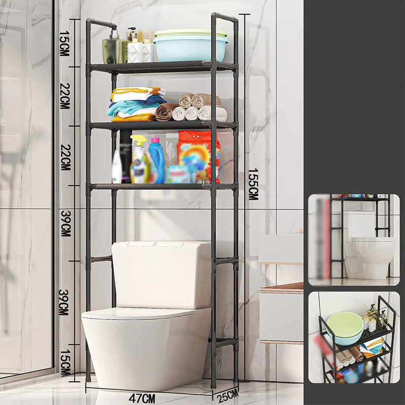 🏠✨ 50% RABATT! Praktisches Aufbewahrungsregal für Bad & Waschküche – Kein Bohren erforderlich – Selbstklebend & robust 🛠️