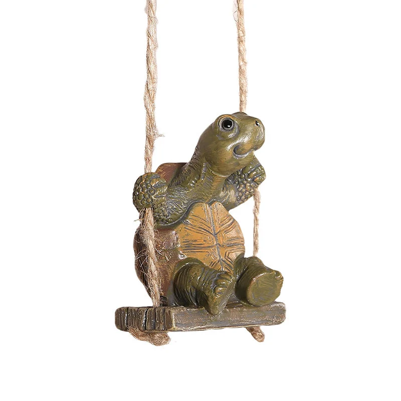 Verspielte Schildkröten-Schaukel-Dekoration