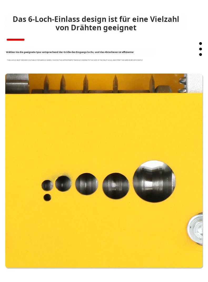 🔧⚡ 50% RABATT! Elektrischer Mehrloch-Abisolierer – Handkurbel- & Elektrobohr-Modus, Doppelfunktion für präzises Abmanteln von Kabeln ✨