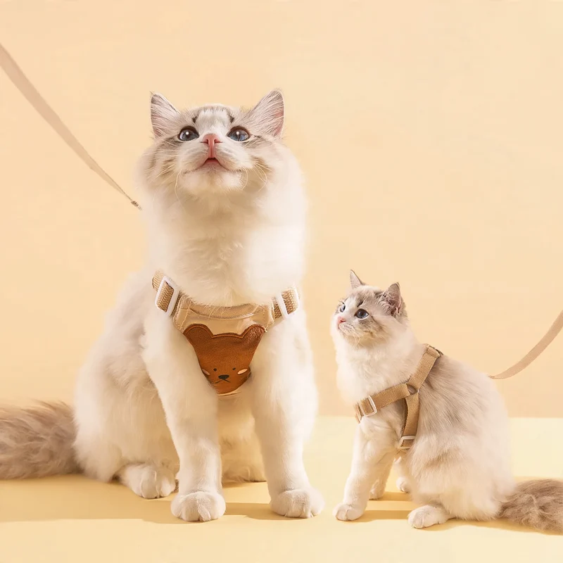 Geschirr für Katzen und Hunde, Weste mit Leine