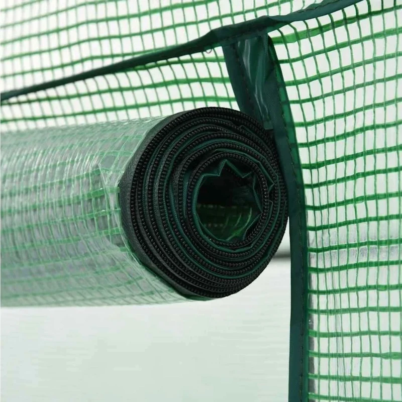 Gewächshaus Begehbar Foliengewächshaus Tomatenhaus 200x80x173 cm