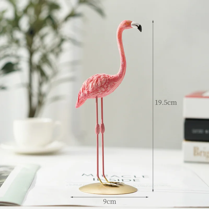 Skanto | Nordische Flamingo-Figur Statue Skulptur Wohnzimmer Büro Hochzeitsfeier Ornamente Heimdekoration Zubehör