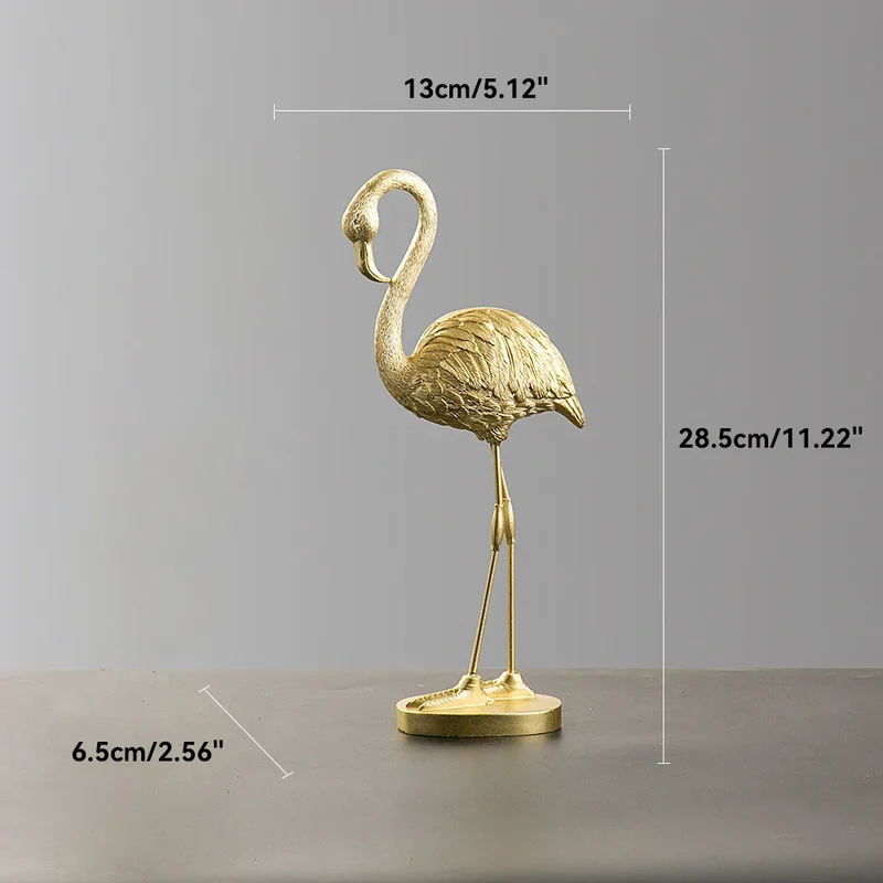 Skanto | Nordische Flamingo-Figur Statue Skulptur Wohnzimmer Büro Hochzeitsfeier Ornamente Heimdekoration Zubehör