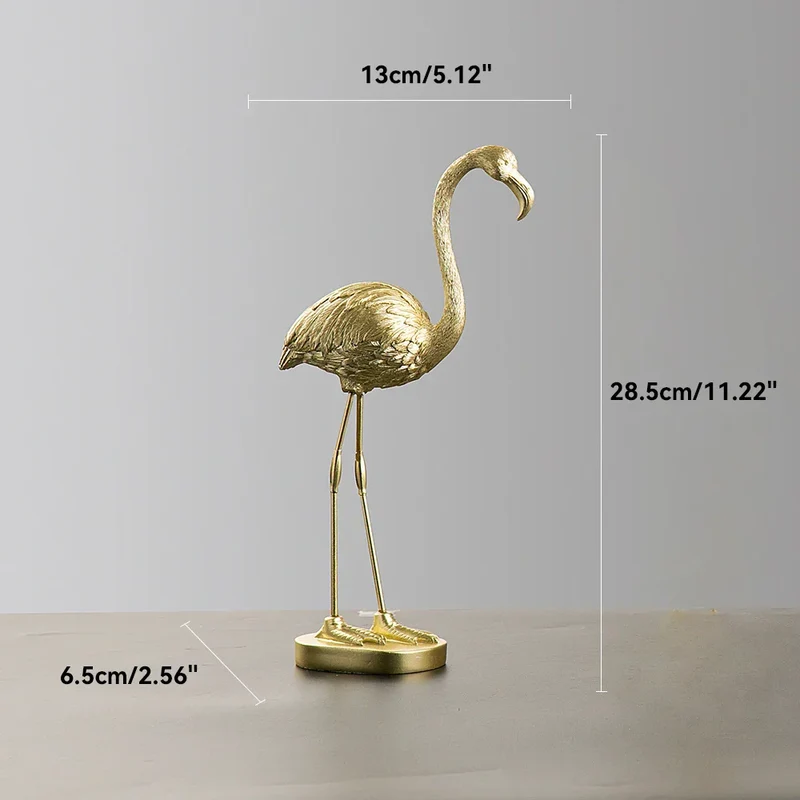 Skanto | Nordische Flamingo-Figur Statue Skulptur Wohnzimmer Büro Hochzeitsfeier Ornamente Heimdekoration Zubehör