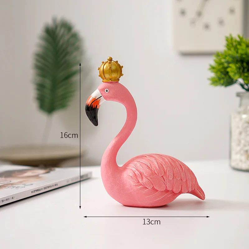 Skanto | Nordische Flamingo-Figur Statue Skulptur Wohnzimmer Büro Hochzeitsfeier Ornamente Heimdekoration Zubehör