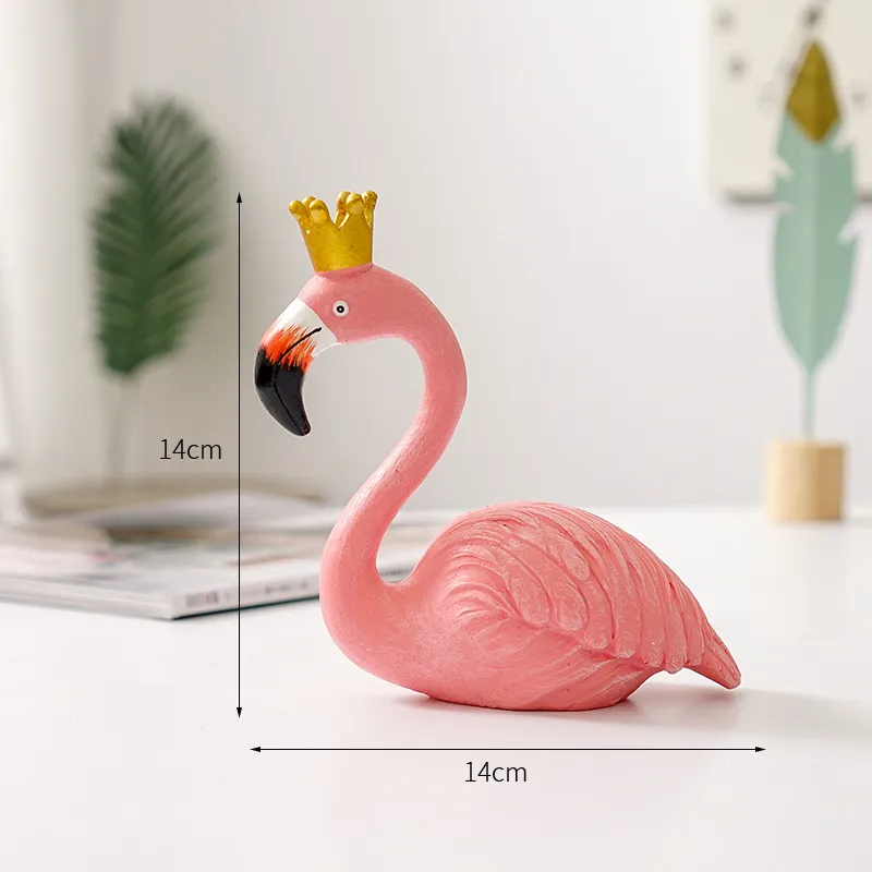 Skanto | Nordische Flamingo-Figur Statue Skulptur Wohnzimmer Büro Hochzeitsfeier Ornamente Heimdekoration Zubehör
