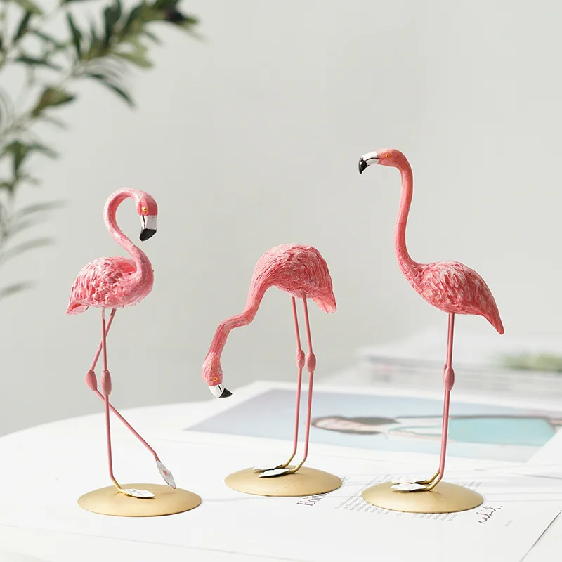 Skanto | Nordische Flamingo-Figur Statue Skulptur Wohnzimmer Büro Hochzeitsfeier Ornamente Heimdekoration Zubehör