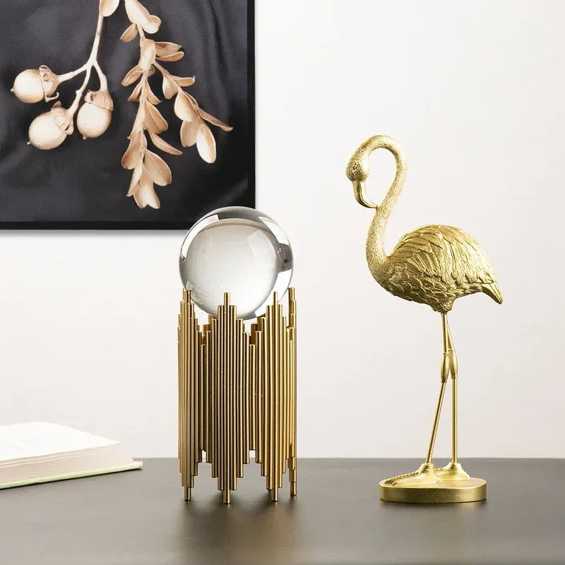 Skanto | Nordische Flamingo-Figur Statue Skulptur Wohnzimmer Büro Hochzeitsfeier Ornamente Heimdekoration Zubehör