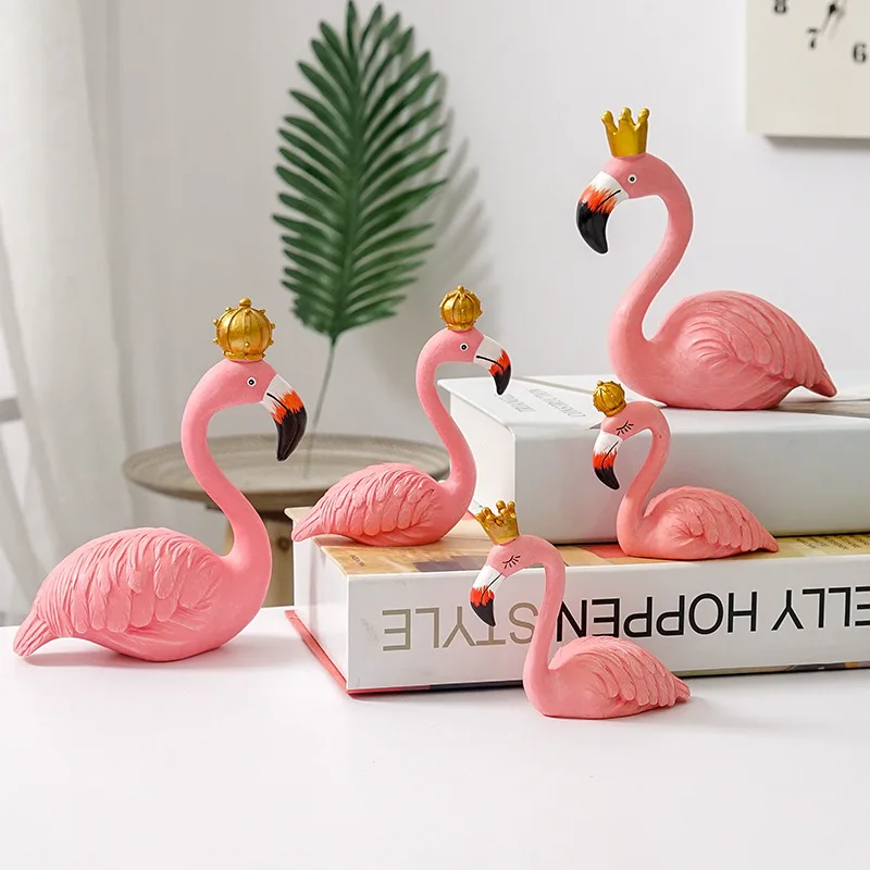 Skanto | Nordische Flamingo-Figur Statue Skulptur Wohnzimmer Büro Hochzeitsfeier Ornamente Heimdekoration Zubehör