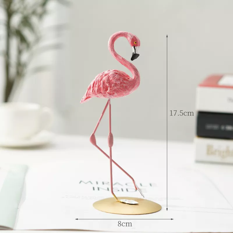 Skanto | Nordische Flamingo-Figur Statue Skulptur Wohnzimmer Büro Hochzeitsfeier Ornamente Heimdekoration Zubehör