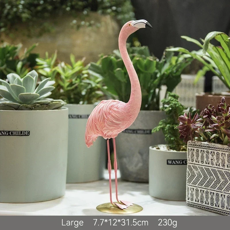 Skanto | Nordische Flamingo-Figur Statue Skulptur Wohnzimmer Büro Hochzeitsfeier Ornamente Heimdekoration Zubehör