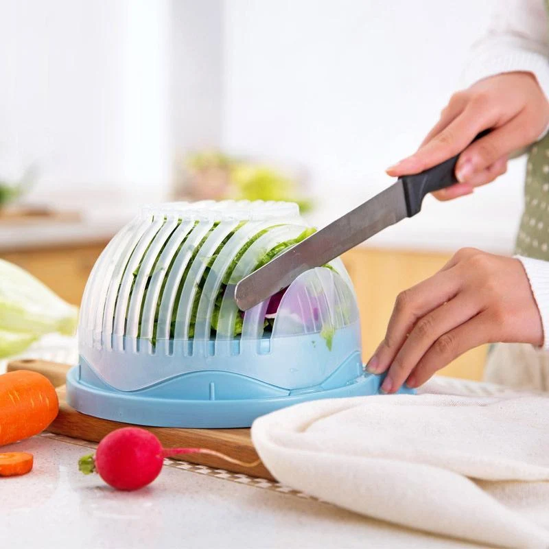 Skanto | 60-Sekunden-Salatschüssel – Mühelose Zubereitung für gesunde Ernährung