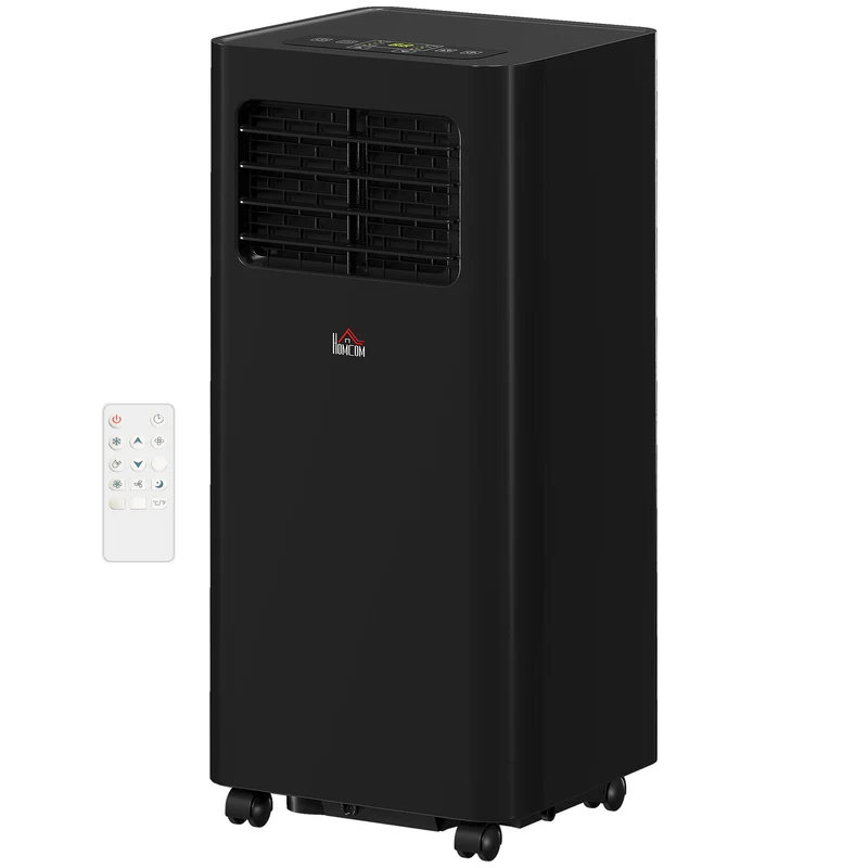 10000 BTU Portable Air Conditioner for Rooms Up to 441 Sq. Ft., 3-in-1 AC Unit, Black