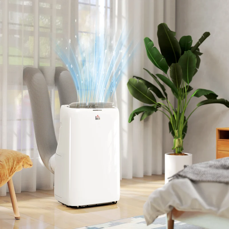 3-in-1 Inverter Portable Air Conditioner, 14000 BTU Dual Hose AC Unit for Room up to 700 Sq. ft