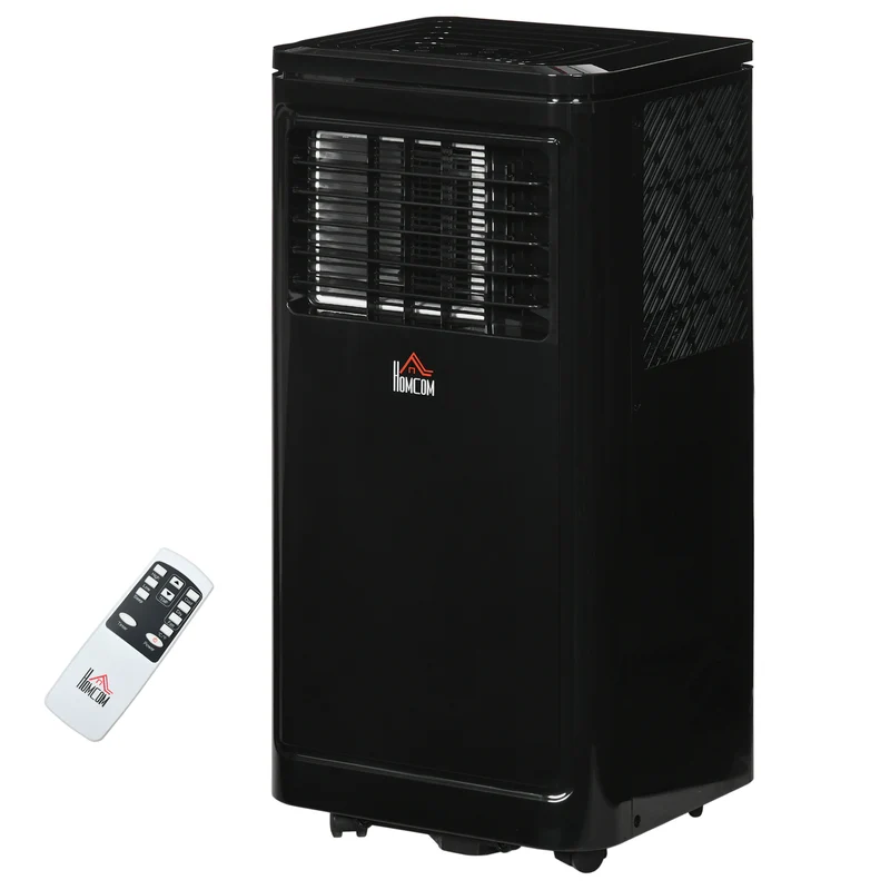 8,000 BTU Portable Air Conditioner, 344 Sq. Ft. Capacity, Evaporative Cooler, Black