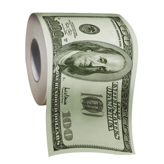 Money Toilet Paper