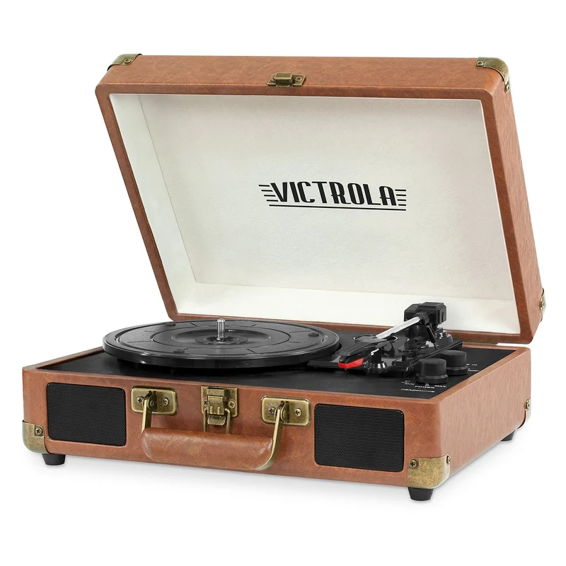 Vintage Bluetooth Suitcase Turntable