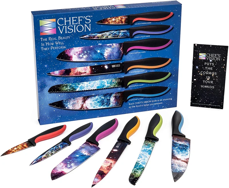 Cosmos Galaxy Kitchen Knife Set