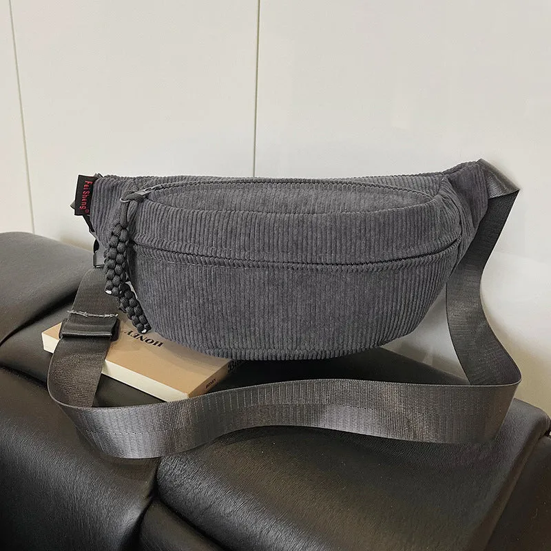 WoTrendy Corduroy Umhängetasche Karnz