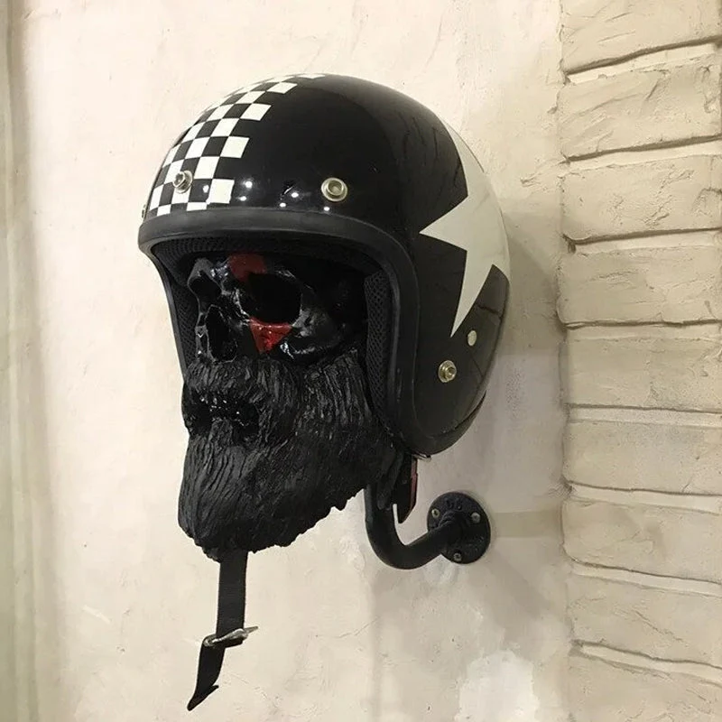 Skull Motorradhelm Halter | Karnz
