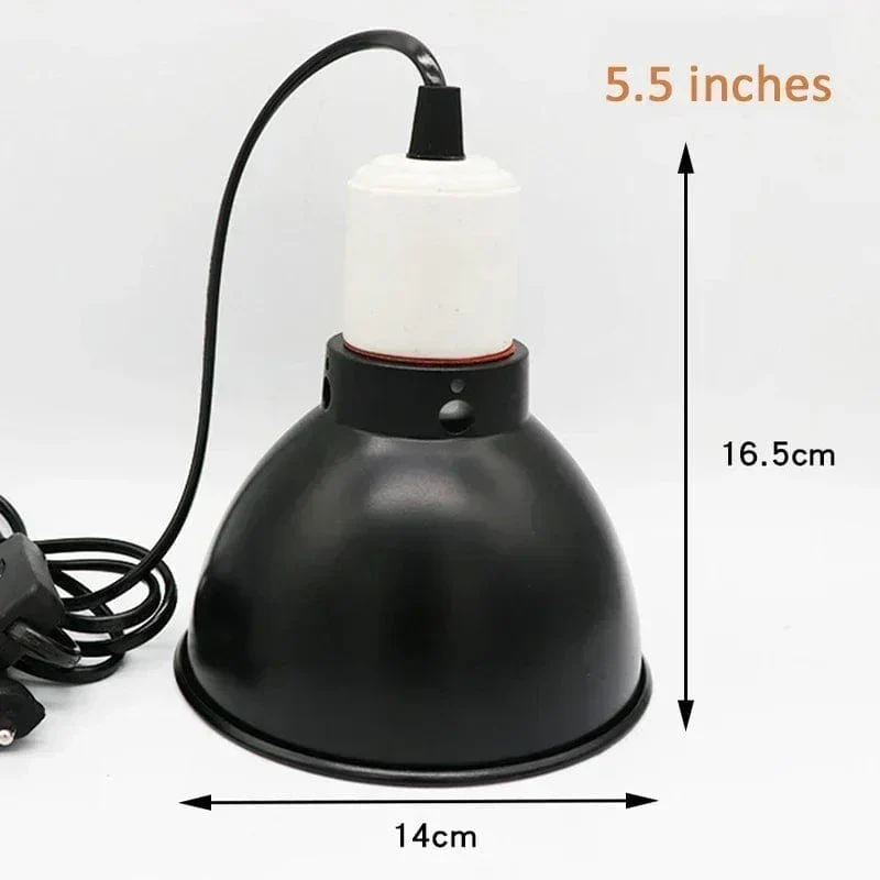 Reptilienlampe Set Beleuchtung 300W E27 100-240V UVB Reptilienheizlampe Ständer Haustier Glühbirnenhalter Lampenschirm Emitter Lampe | Karnz