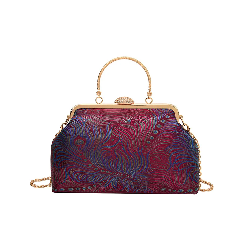 Elegante verzierte Abendhandtasche