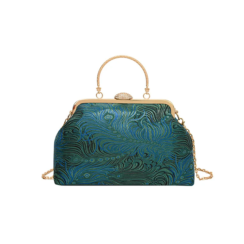 Elegante verzierte Abendhandtasche