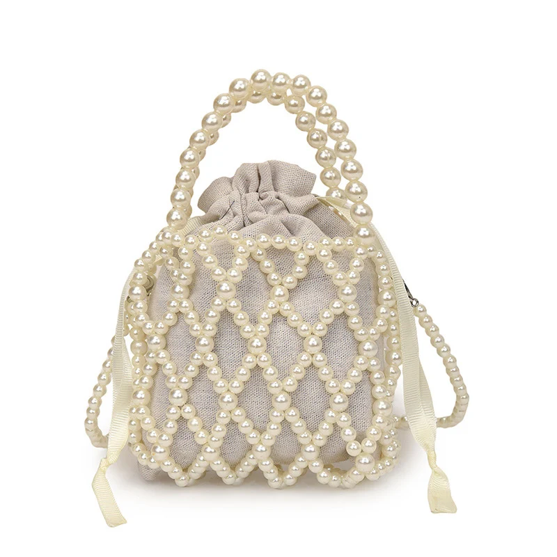 Elegante Perlen-Abendhandtasche