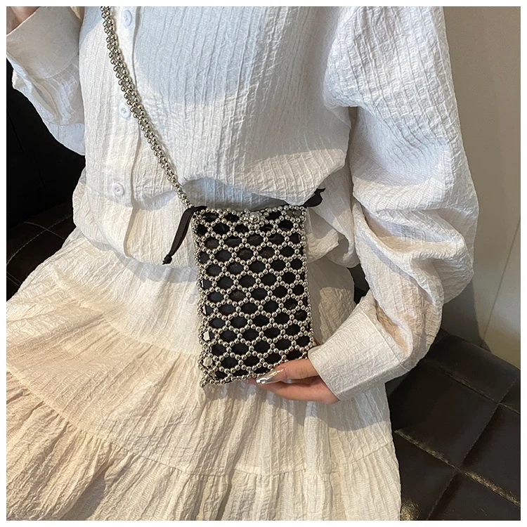 Elegante bestickte Abendhandtasche