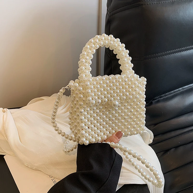 Elegante Perlen Abendhandtasche 1791041718