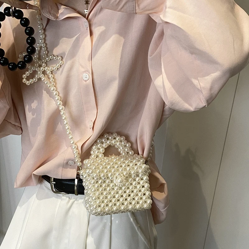 Elegante Perlen Abendhandtasche 1791041718