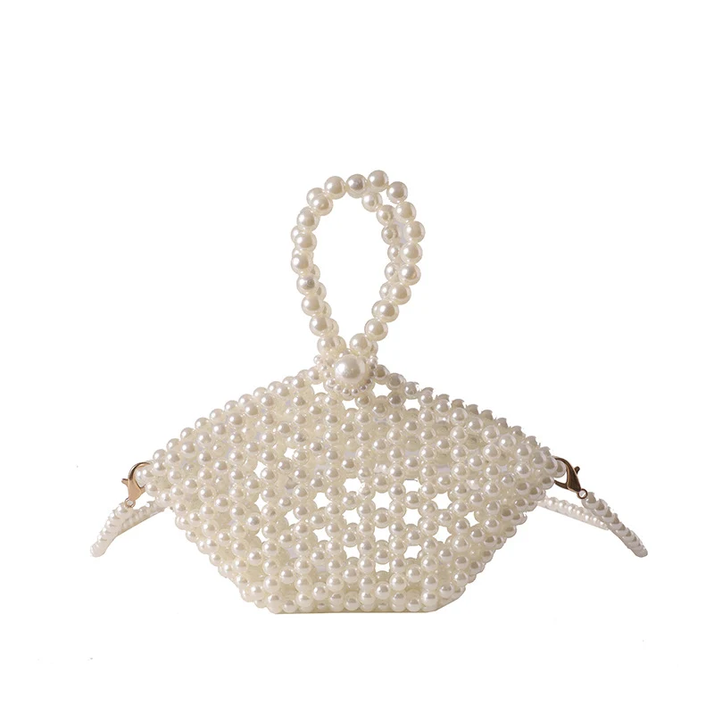 Dekorative Perlenbesetzte Handtasche