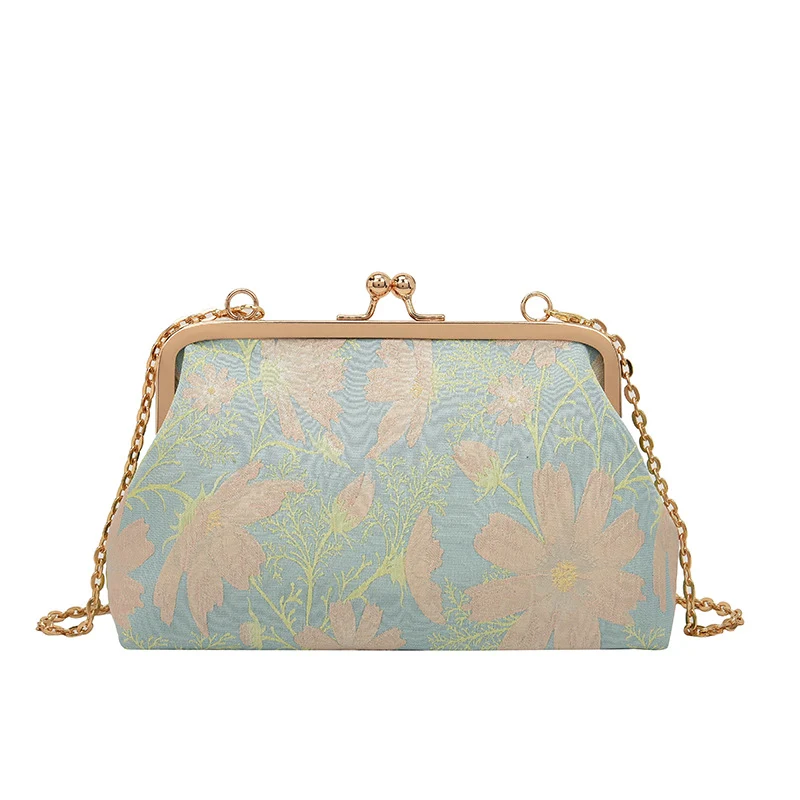 Dekorative Floral Clutch