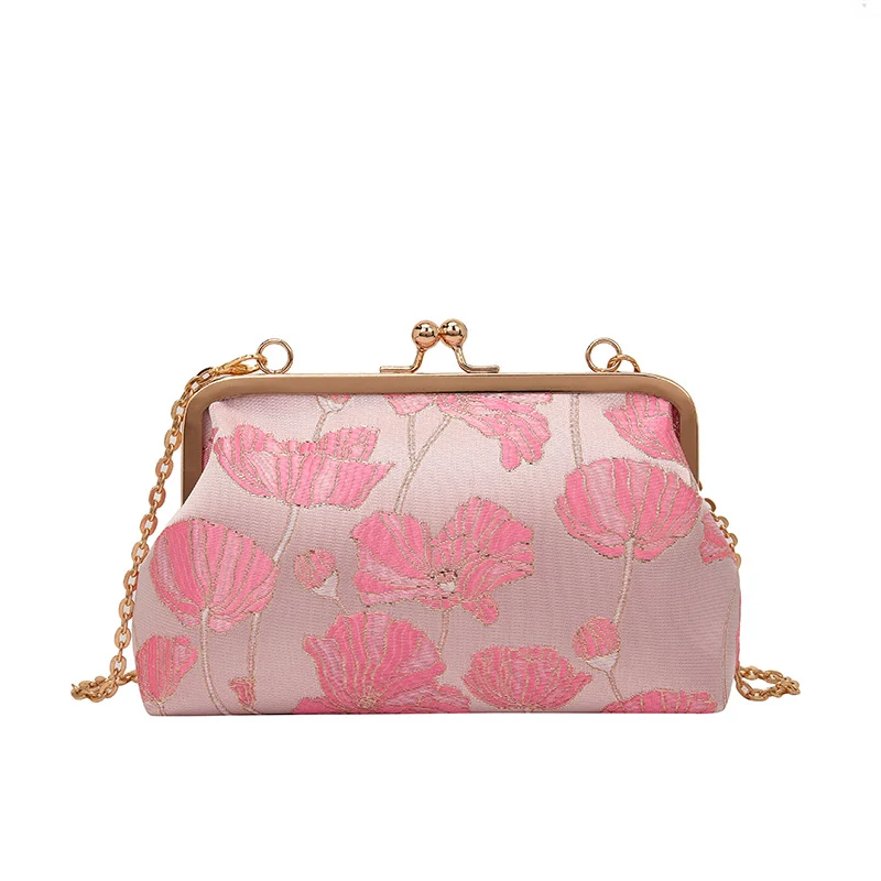 Dekorative Floral Clutch