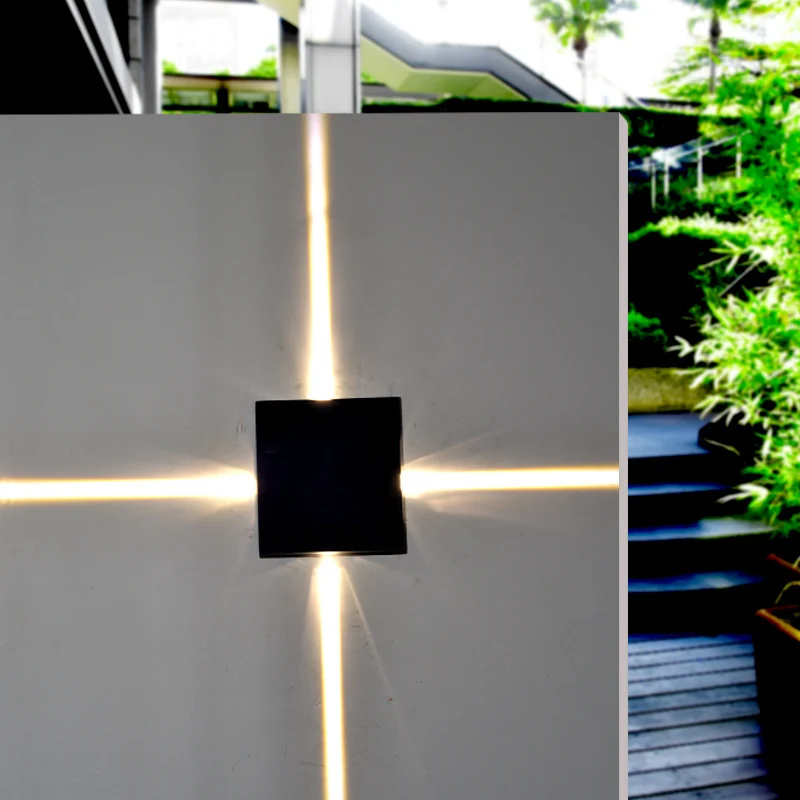 Moderne Außen-Solar-Bollard-Leuchte