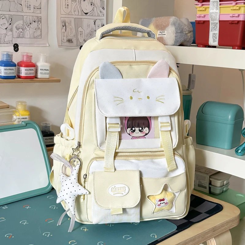 Süßer Katzen-Themen-Schulrucksack Karnz