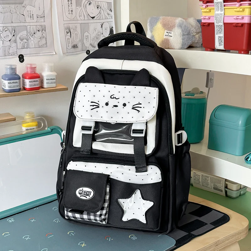 Süßer Katzen-Themen-Schulrucksack Karnz