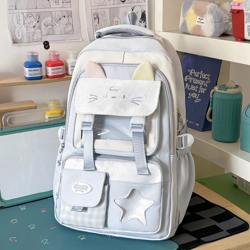 Süßer Katzen-Themen-Schulrucksack Karnz