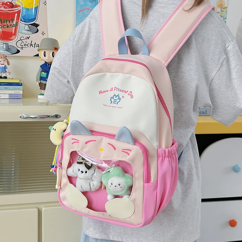 Süßer Katzen-Themen Rucksack Karnz