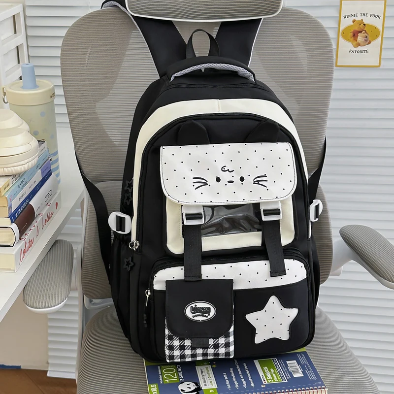Süßer Katzenohr-Themen-Rucksack Karnz